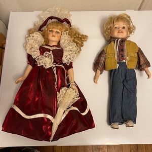 Vintage Porcelain Dolls